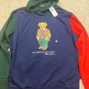 Polo Ralph Lauren Polo Bear Color-Blocked Fleece Hoodie